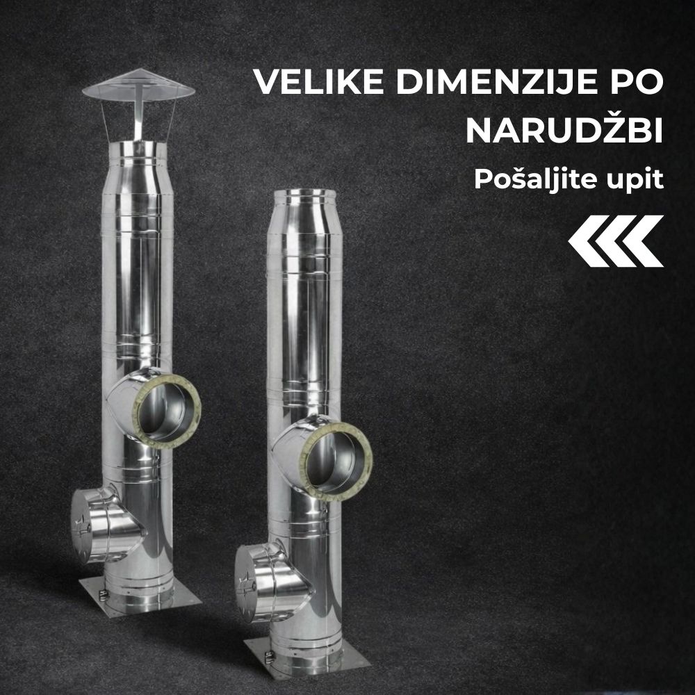 Dimnjaci velikih dimenzija po individualnoj narudžbi | Dimnjak za pec na pelete | Dimnjaci |