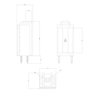 Plinski kamin Velmora Fire GAS STANDING STRAIGHT, 3.9kW - 6.0kW - Usporedba artikala