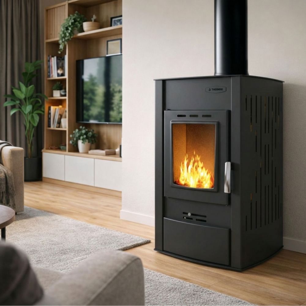 Peć na drva za centralno grijanje Velmora Fire ATS HYDRO crna, 25kW | Peći na drva za centralno grijanje | Peći na drva |