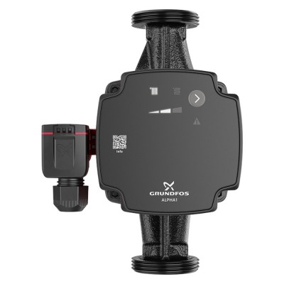 Cirkulacijska pumpa Grundfos ALPHA1 32-60 180, visina podizanja 3.06 m, protok 2.28 m³/h, snaga 45 W - Centralno grijanje