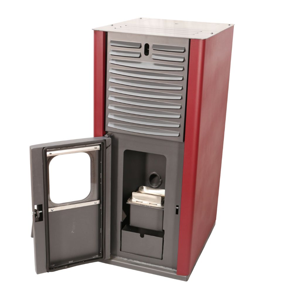 Peć na pelete za centralno grijanje Mytherm IOLI TS 27 crveno, 29.5kW | Peći na pelete za centralno grijanje | Peći na pelete |