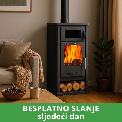 Peć na drva za kuhanje Balkan Energy Troy, 7.8 kW - Peći na drva za kuhanje i grijanje