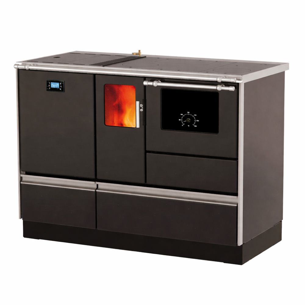 Štednjak na pelete za centralno grijanje Alfa Plam Alfa Term 20 Pellet, Antracit, 20 kW | Štednjaci na pelete | Peleti |