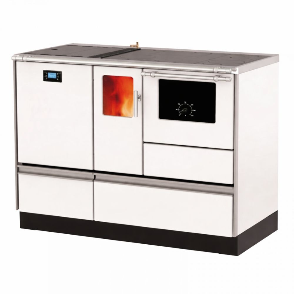 Štednjak na pelete za centralno grijanje Alfa Plam Alfa Term 20 Pellet, Bijela, 20 kW | Štednjaci na pelete | Peleti |