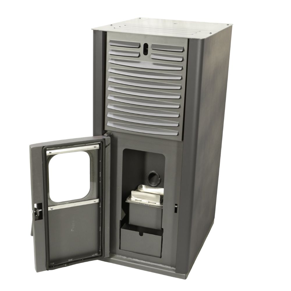 Peć na pelete za centralno grijanje Mytherm IOLI TSA 21 siva, s ventilatorom, 23.5kW | Peći na pelete za centralno grijanje | Peći na pelete |