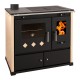Štednjak na drva Prometey Perfect Practik Lux, slonova kost, lijevi dimnjak, 9.5kW |  |  |