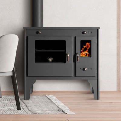 Štednjak na drva Prometey Retro Eco s lijevim dimovodnim kanalom, 7kW - Peći na drva