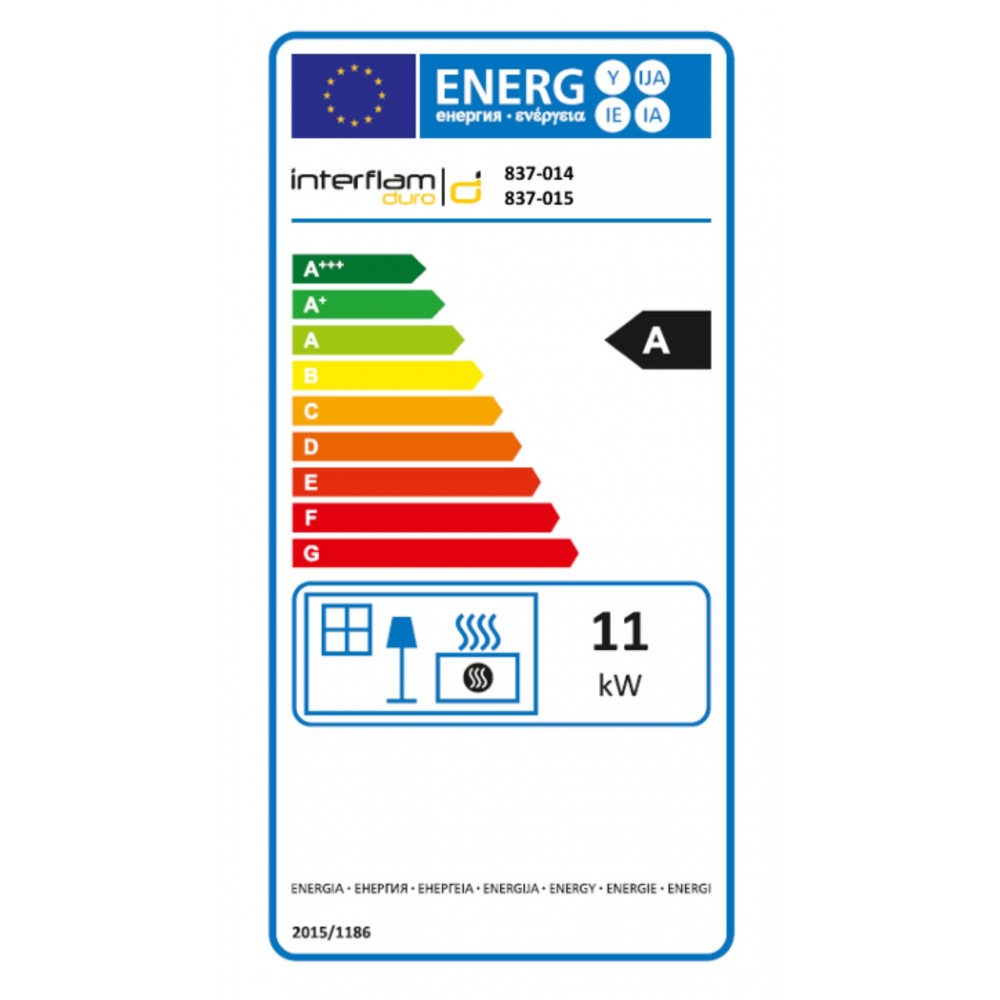 Ugradbeni kamin UNIFLAM 600 DURO S s dovodom zraka, lijeva strana, 11 kW | Moderni kamini | Kamini |