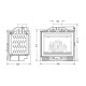 Ugradbeni kamin UNIFLAM 600 PLUS ECO s regulatorom, 8 kW | Moderni kamini | Kamini |