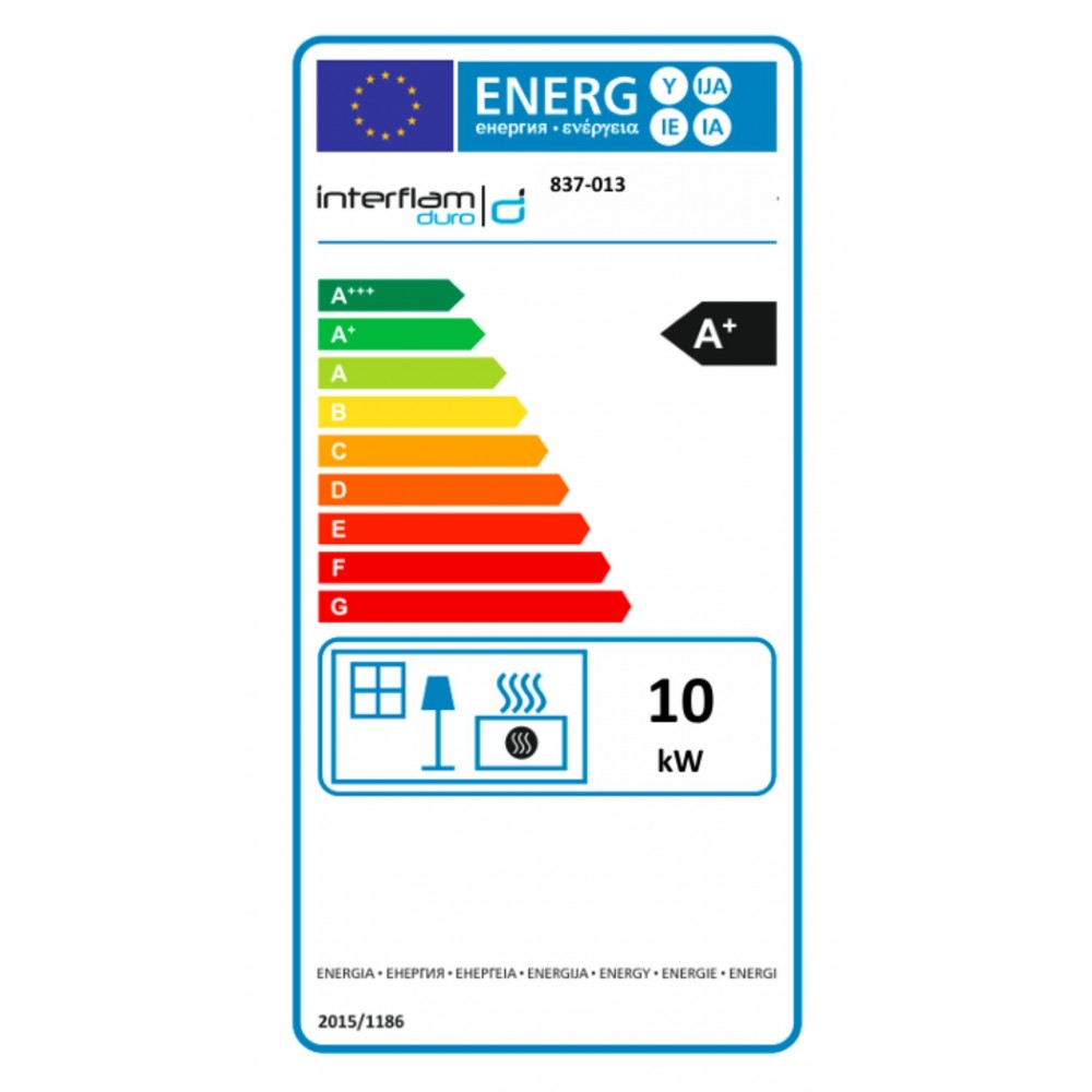 Ugradbeni kamin UNIFLAM 660 DURO s zračnim kanalima i dovodom zraka, lijeva strana, 10 kW | Moderni kamini | Kamini |