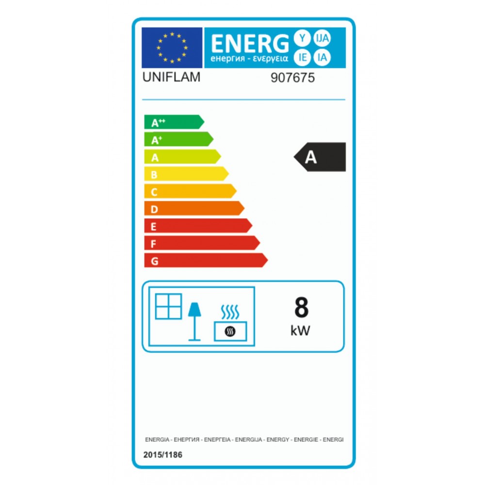 Ugradbeni kamin UNIFLAM 700 ECO s regulatorom i dovodom zraka, 8 kW | Moderni kamini | Kamini |