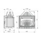 Ugradbeni kamin UNIFLAM 700 LUX ECO s regulatorom, 12 kW | Ugradbeni kamini | Kamini |