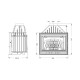Ugradbeni kamin UNIFLAM 700 OPTIMA ECO s regulatorom, 12 kW | Ugradbeni kamini | Kamini |