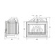 Ugradbeni kamin UNIFLAM 700 OPTION ECO s regulatorom, 10 kW | Moderni kamini | Kamini |