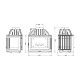 Ugradbeni kamin UNIFLAM 700 PLUS ECO s regulatorom, desna strana, 9 kW | Moderni kamini | Kamini |