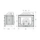 Ugradbeni kamin UNIFLAM 700 STANDARD ECO s regulatorom, 10 kW | Moderni kamini | Kamini |