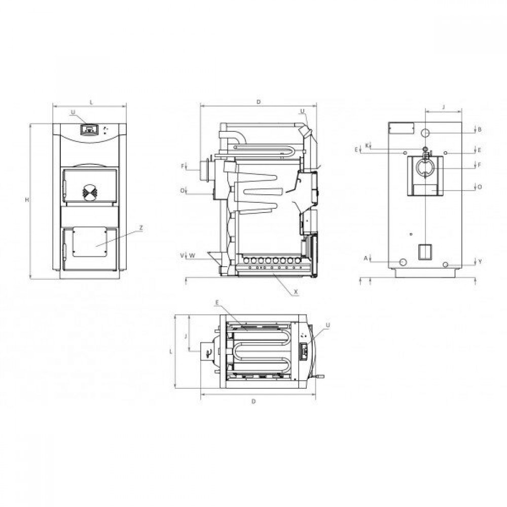 Kotao na drva BURNiT NWB PRIME 20, 20kW | Kotlovi na drva | Drvo |