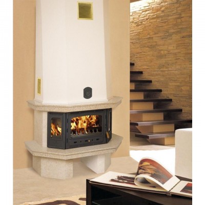 Ugradbeni kamin na drva za centralno grijanje Prity TC W28, 33.3kw - Prity