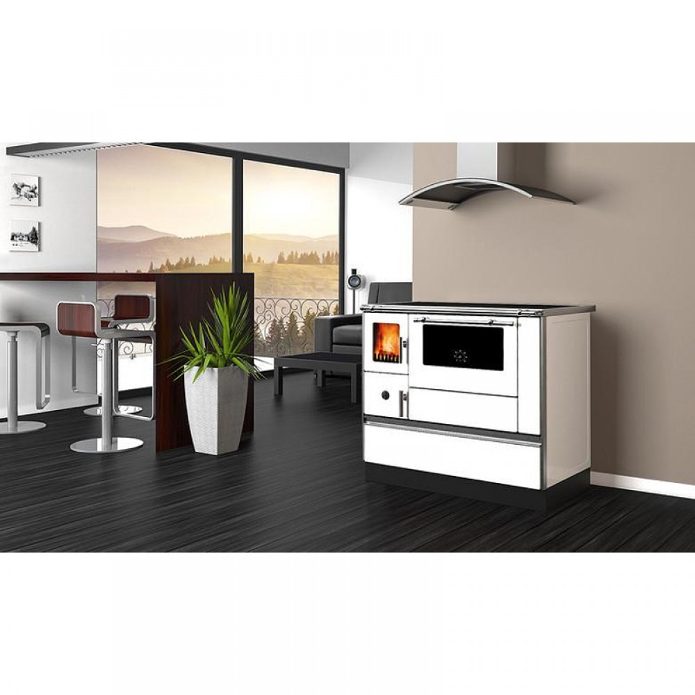 Štednjak na drva Alfa Plam Dominant 90H Bijela, 6.5kW | štednjaci na drva | Drvo |