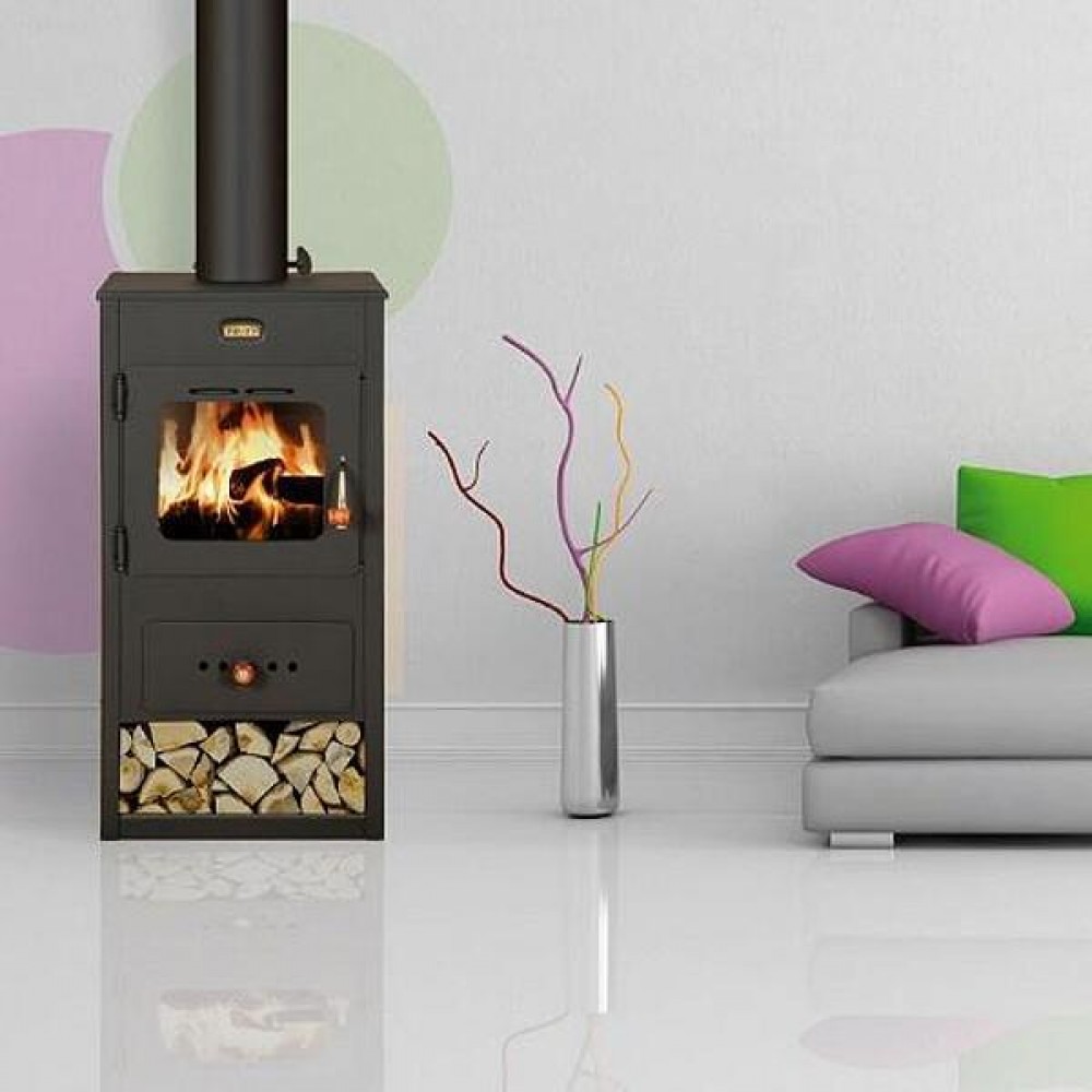 Peć na drva Prity K1 Optima 9.5kW, Drvo | Zračne peći na drva | Peći na drva |