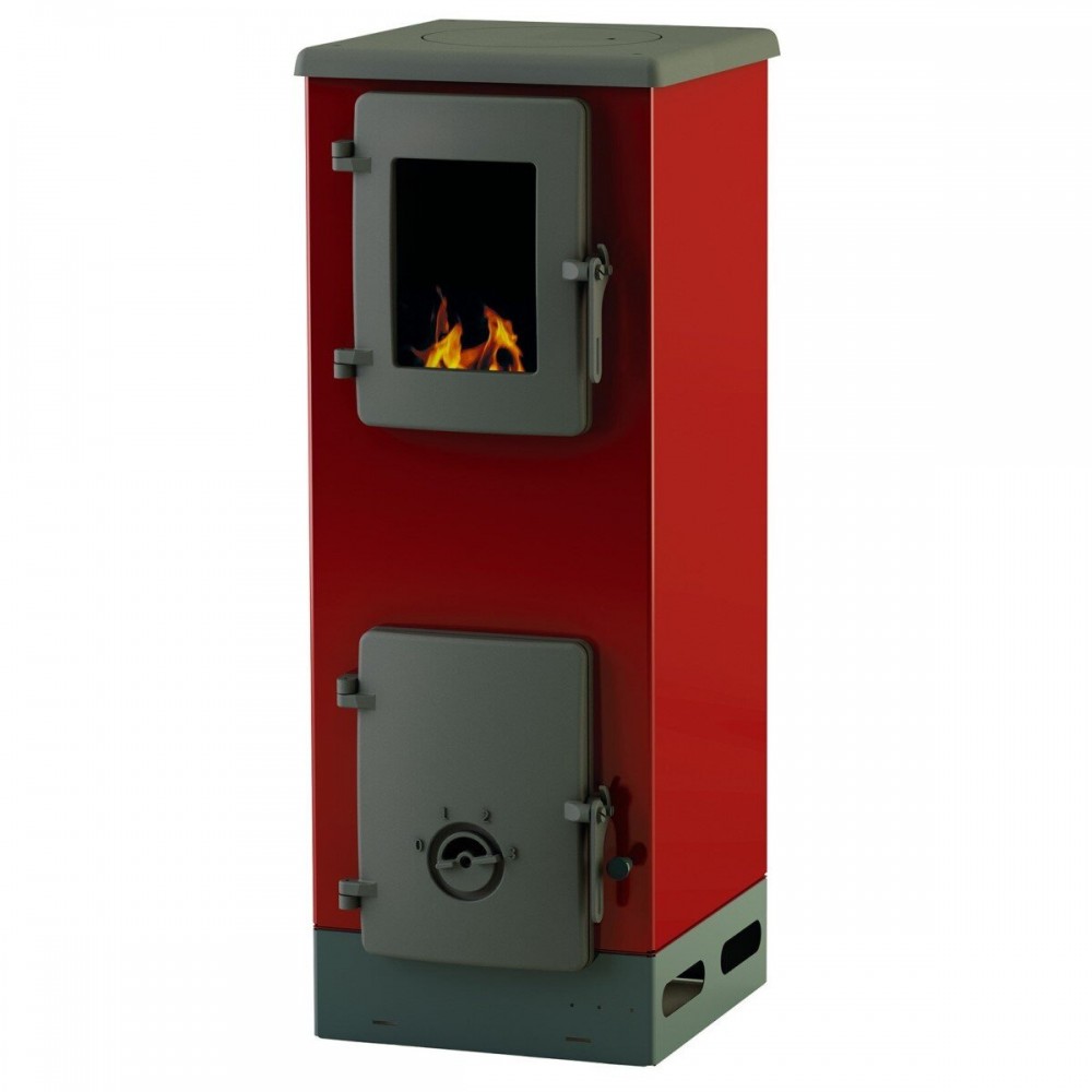 Peć na drva Alfa Plam Vulkan S, Crvena, 4 kW Peć na drva Alfa Plam Vulkan S, Crvena, 4 kW