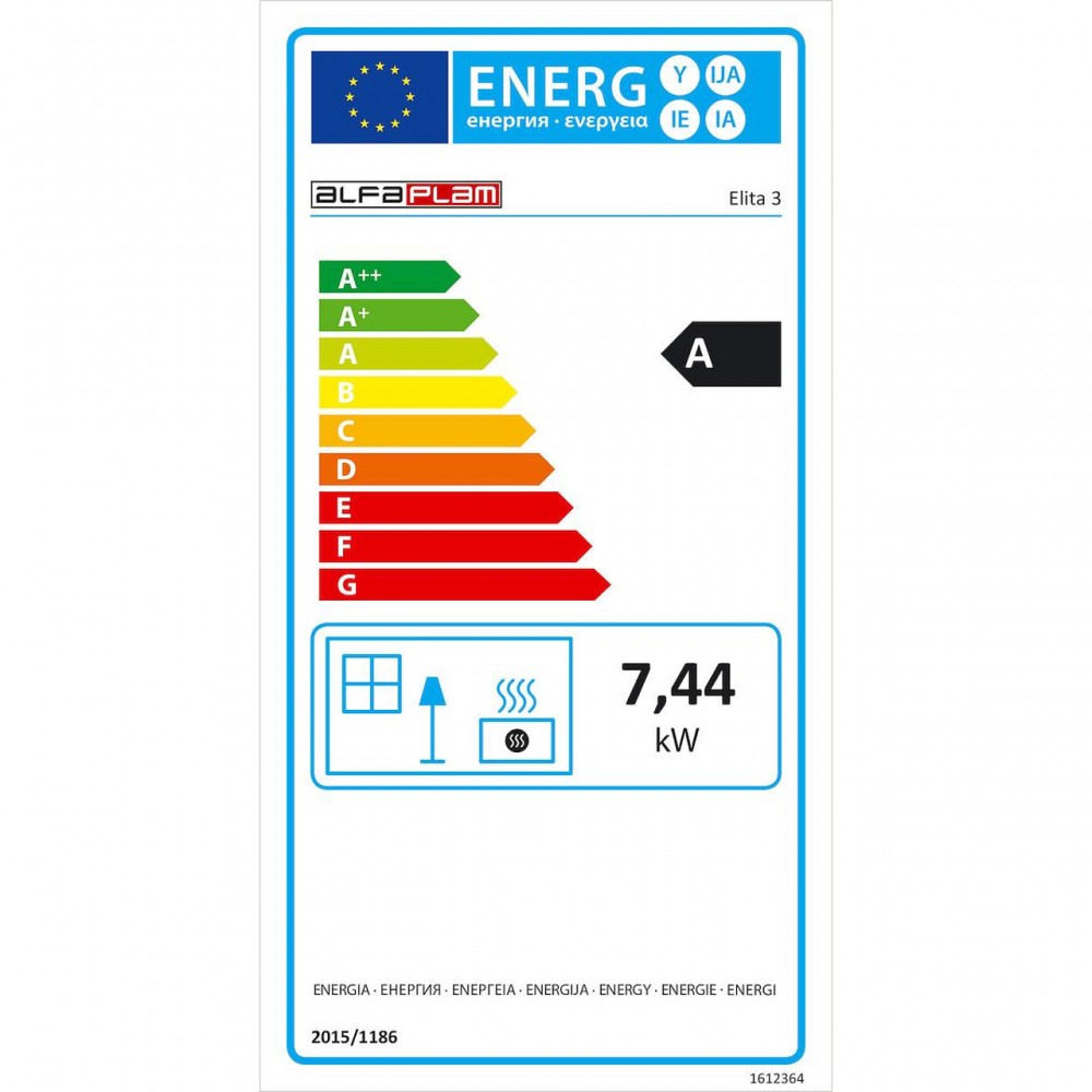 Peć na drva Alfa Plam Elita 3, Slonovača, 7 kW | Zračne peći na drva | Peći na drva |