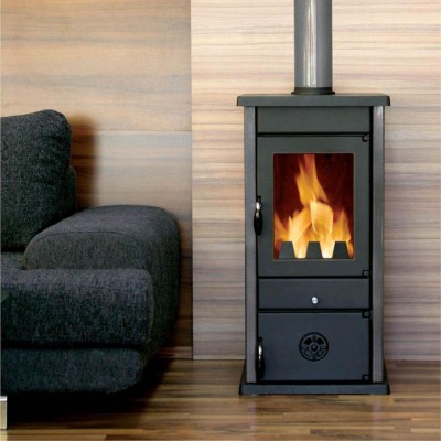 Peć na drva MBS Vesta, Crna, 10 kW  - Peći na drva