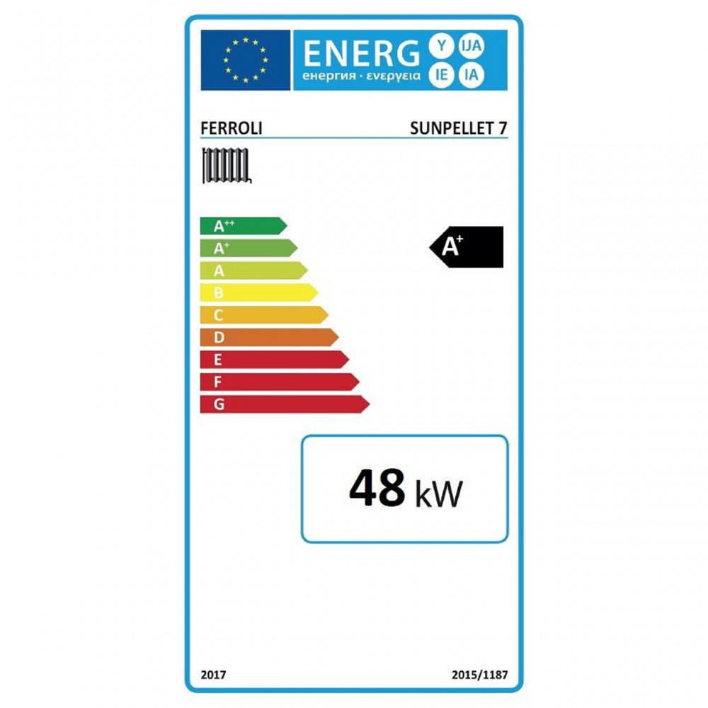 Kotao na pelete (postavlja) Ferroli SUN PELLET 7, 48 KW | Kotlovi na pelete (postavlja) | Peleti |