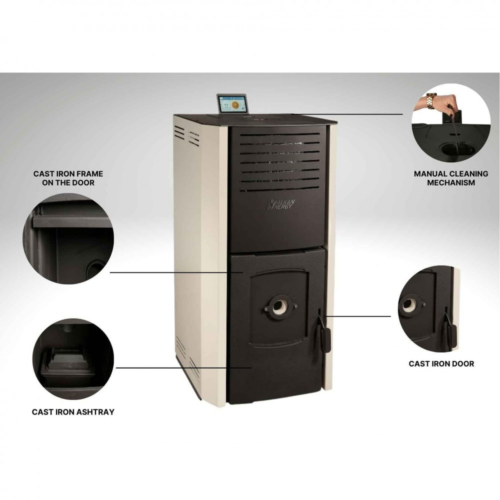 Kotao na pelete Balkan Energy Sofia B, 25 kW | Kotlovi na pelete | Peleti |