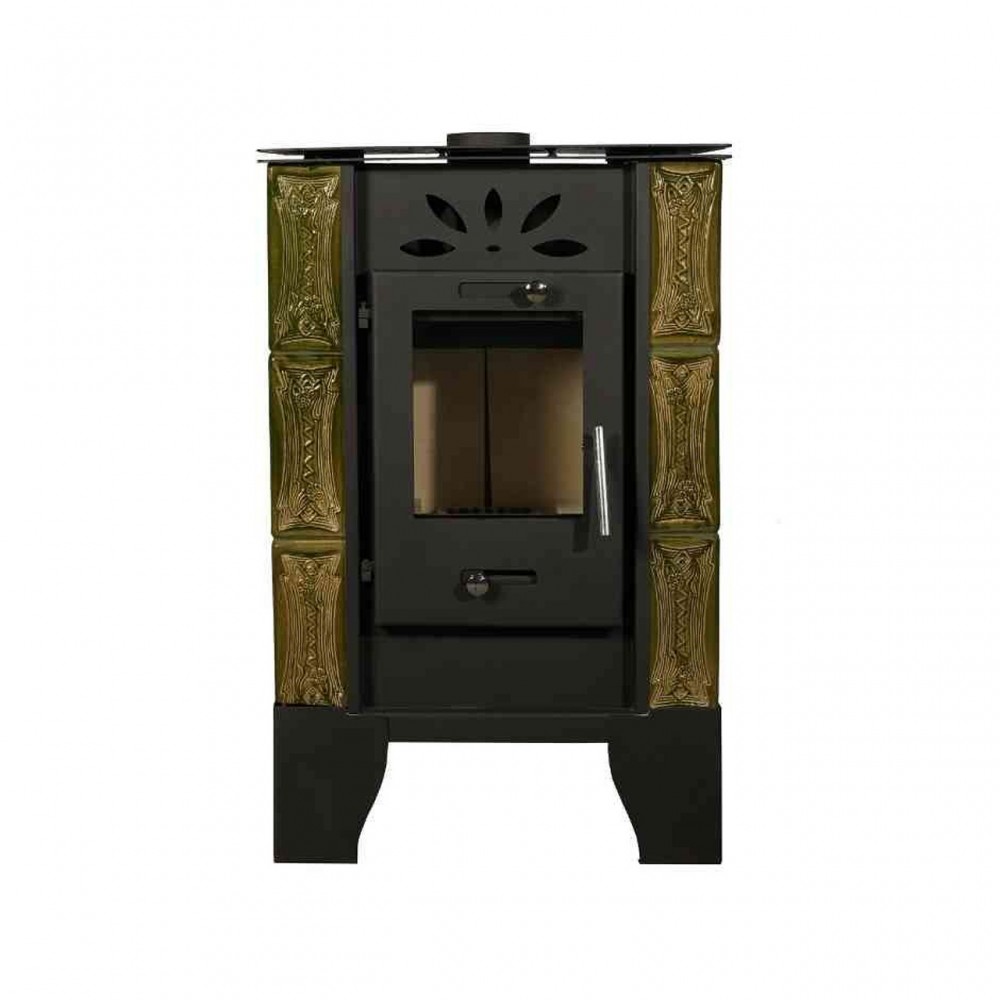 Peć na drva Horvat Thetford TK6-3, Maslinasto zelena, 6.5 kW | Zračne peći na drva | Peći na drva |