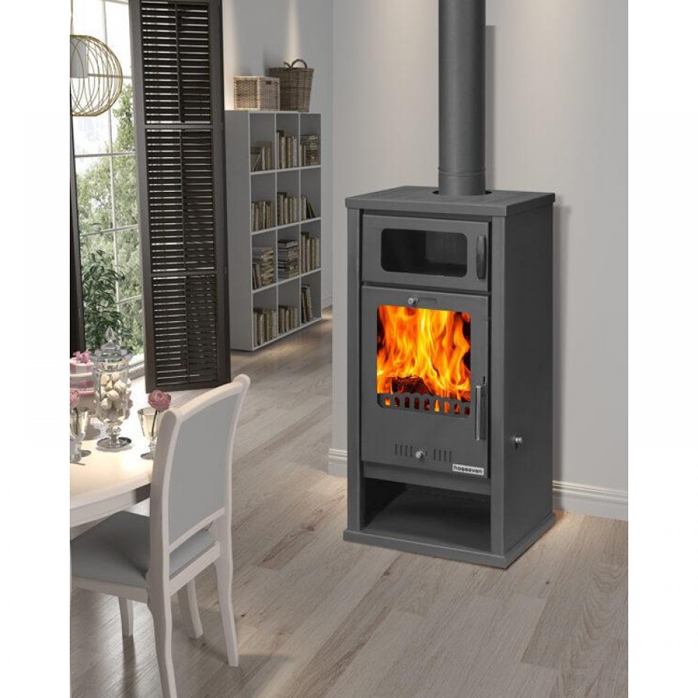 Peć na drva za kuhanje Balkan Energy Troy, 7.8 kW | Zračne peći na drva | Peći na drva |
