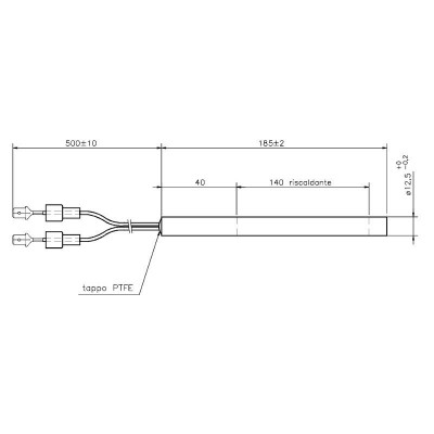 Upaljač za peć na pelet La Nordica i dr. ukupna dužina 185mm, 400W - Usporedba artikala