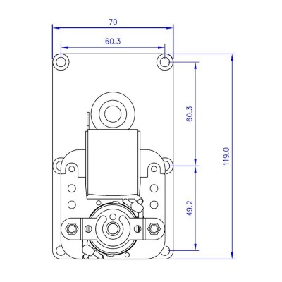 Motor za doziranje peleta Mellor FB1167, 3RPM za peć na pelete Clam, Ecoteck, Moretti Design, Ravelli i dr. - Motori za doziranje peleta za peć na pelet