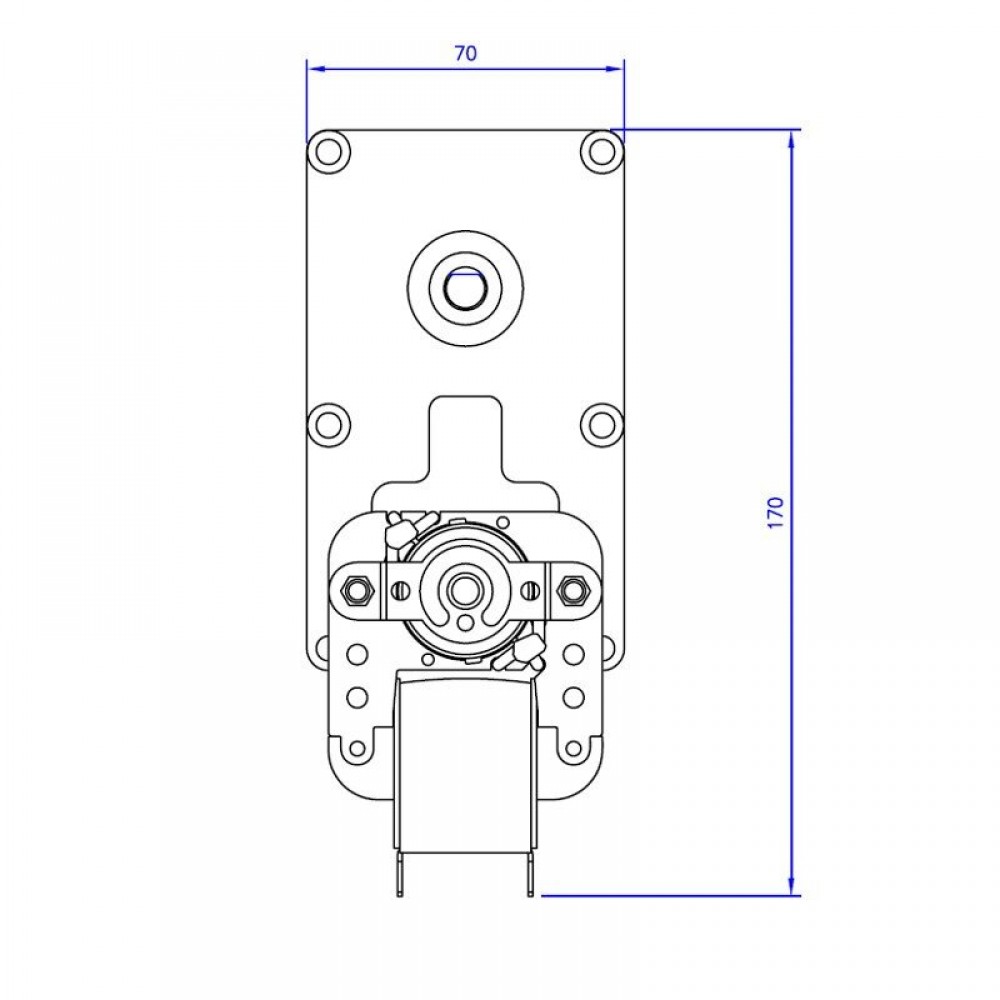 Motor za doziranje peleta Mellor FB1285, 3RPM za peć na pelete Clam i dr | Motori za doziranje peleta za peć na pelet | Rezervni dijelovi za peći na pelet |