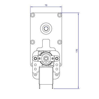 Motor za doziranje peleta Mellor FB1285, 3RPM za peć na pelete Clam i dr - Motori za doziranje peleta za peć na pelet