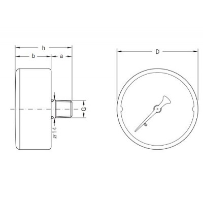 Axial manometer Cewal, Rear connection - Usporedba artikala