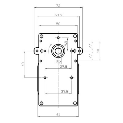 Motor za doziranje peleta Kenta K9115068 za peć na pelet Edilkamin, Cadel, Nordica Extraflame, Eurofiamma i drugi, 2RPM - Motori za doziranje peleta za peć na pelet