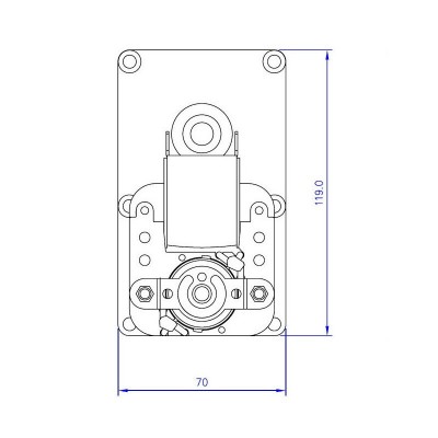 Motor za doziranje peleta Mellor FB1330, 1RPM za peć na pelete Anselmo Cola, Enviro, Kalor, MCZ, Palazzetti, Royal, Thermorossi i dr. - Motori za doziranje peleta za peć na pelet