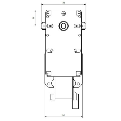 Motor za doziranje peleta Kenta K9117120 za peć na pelet Edilkamin, Cadel, Eurofiamma, Italflame i drugi, 3RPM - Motori za doziranje peleta za peć na pelet
