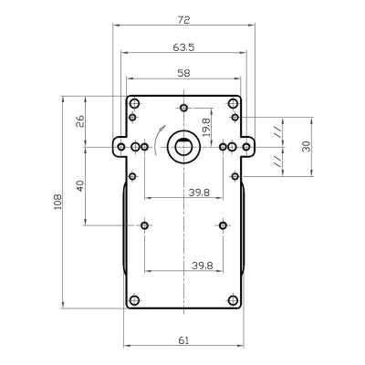 Motor za doziranje peleta Kenta K9117156 za peć na pelet Cadel, Deville, Eurofiamma, Italflame, Karmek One i drugi, 5RPM - Motori za doziranje peleta za peć na pelet