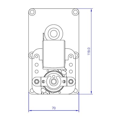 Motor za doziranje peleta Mellor FB1218 za peć na pelete Alfa Plam, Arce, Clementi, Enviro, Vescovi, Pasqualicchio i drugi, 3RPM - Motori za doziranje peleta za peć na pelet