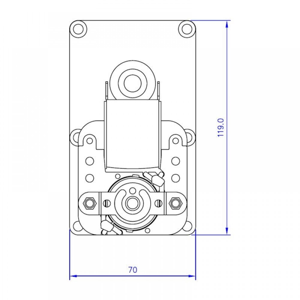 Motor za doziranje peleta Mellor FB1271, 4RPM za peć na pelete Caminetti Montegrappa i dr. | Motori za doziranje peleta za peć na pelet | Rezervni dijelovi za peći na pelet |