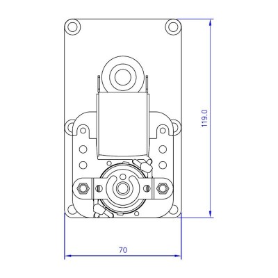 Motor za doziranje peleta Mellor FB1271, 4RPM za peć na pelete Caminetti Montegrappa i dr. - Motori za doziranje peleta za peć na pelet