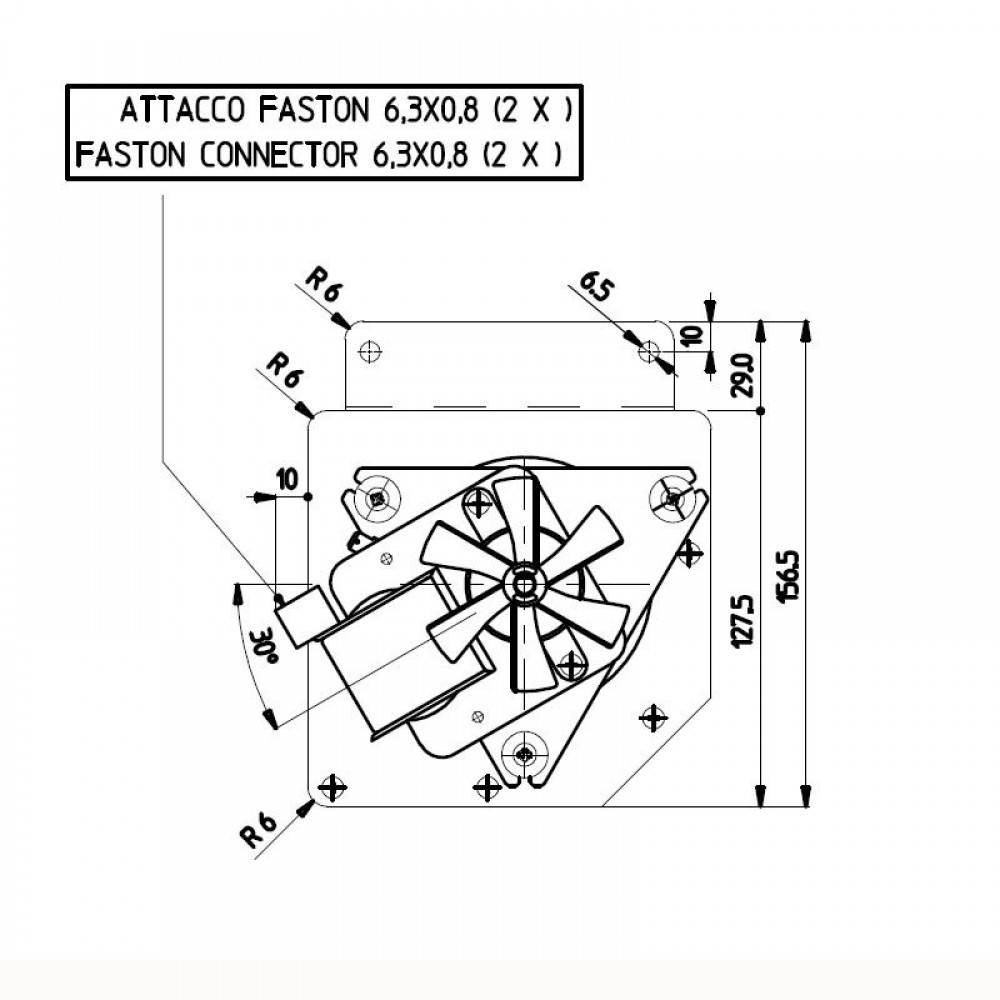 Tangencijalni ventilator za peći na pelete Edilkamin i druge sa Ø80 mm, Protok 485 m³/h | Ventilatori i puhala | Dijelovi za peći na pelete |