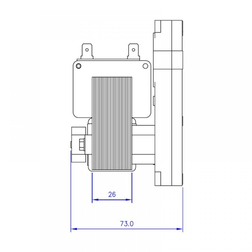 Motor za doziranje peleta Mellor KB1014, 3RPM za peć na pelete Karmek One, Caminetti Montegrappa i dr. | Motori za doziranje peleta za peć na pelet | Rezervni dijelovi za peći na pelet |