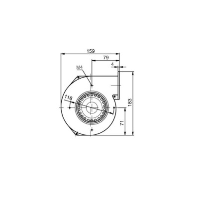 Centrifugalni ventilator EBM za peći na pelete Edilkamin, Ecoteck, Ravelli i drugi, protok 155 m³/h - Usporedba artikala