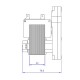 Motor za doziranje peleta Mellor KB1008 5RPM za peći na pelete Cadel, Deville, Eurofiamma, Eurostek, Italiana Camini, Karmek One, Zibro, Puros, Qlima, Italflame, Bestfire, TMC, MG i dr. | Motori za doziranje peleta za peć na pelet | Rezervni dijelovi za p