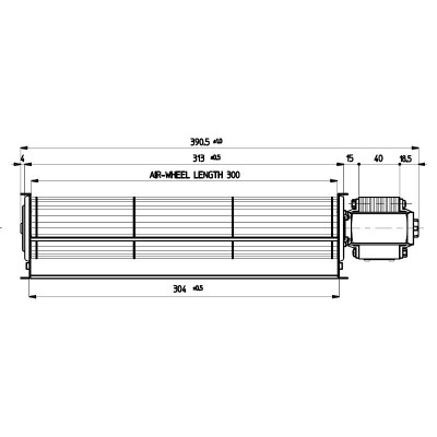 Tangencijalni ventilator Fergas za peći na pelete Cadel, Edilkamin i druge sa Ø60 mm, Protok 255 m³/h - Usporedba artikala