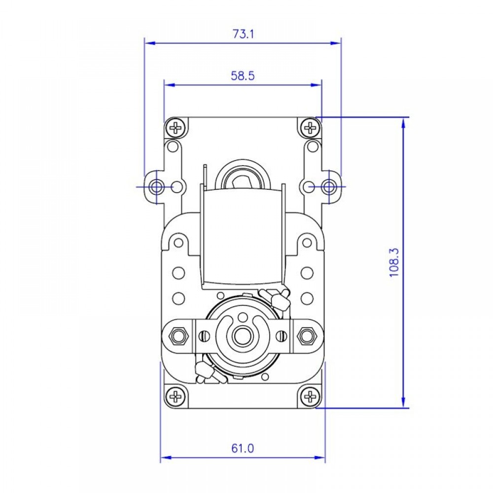 Motor za doziranje peleta Mellor KB1004, 5RPM za peć na pelete Karmek One, Eurostek i dr. | Motori za doziranje peleta za peć na pelet | Rezervni dijelovi za peći na pelet |