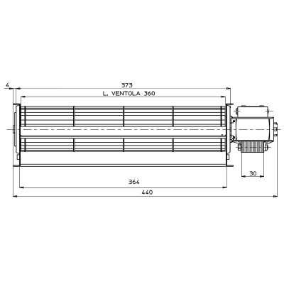 Tangencijalni ventilator Fergas za peći na pelete Ferroli, Lincar, Olimpia Splendid i druge sa Ø60 mm, Protok 210 m³/h - Usporedba artikala